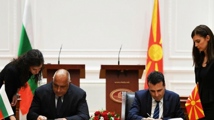 Macedonia și Bulgaria au semnat un tratat de prietenie pentru a-și îmbunătăți relațiile