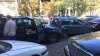 Accident în lanţ în Capitală. Din cauza a patru maşini, traficul pe strada Mateevici este BLOCAT (FOTO)