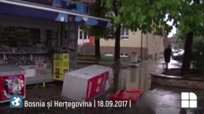 PUBLIKA WORLD: Ploi, furtuni puternice, vânt şi grindină în Bosnia şi Herţegovina