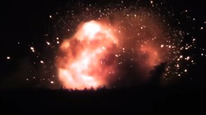 Un depozit cu muniţii din Ucraina, a luat foc: Peste 30 de mii de localnici, evacuaţi