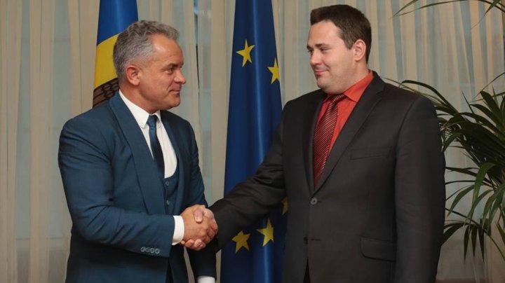 Vlad Plahotniuc s-a întâlnit astăzi cu Raul Toomas, Însărcinatul cu Afaceri al Estoniei la Chișinău