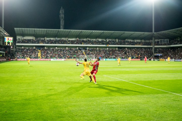 MOMENT COMIC! Ce a făcut un suporter moldovean în timpul meciului cu Ţara Galilor (VIDEO)