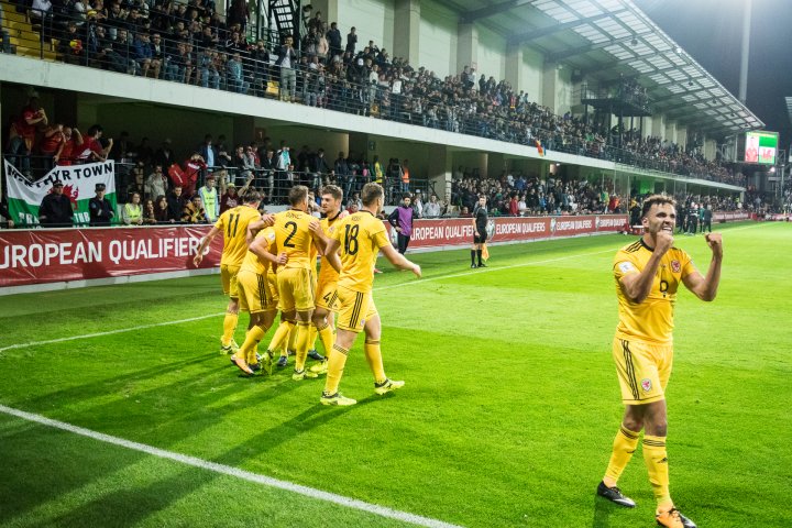 Înfrângere pentru Moldova: "Tricolorii" au pierdut meciul cu Ţara Galilor (FOTOREPORT)