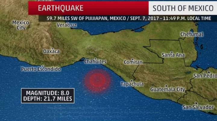 CUTREMUR cu magnitudinea de 8,2 în Mexic! Sunt cel puţin 26 MORŢI. A fost emisă ALERTĂ DE TSUNAMI (VIDEO)