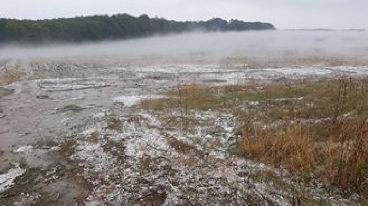 O ploaie cu grindină cât oul de găină a făcut prăpăd în nordul ţării. IMAGINI CARE TE ÎNFIOARĂ