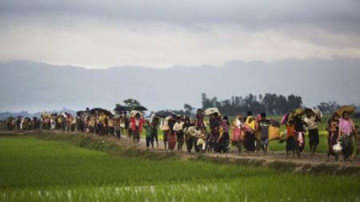  2.600 de case au fost arse în zonele locuite de musulmanii Rohingya din Myanmar