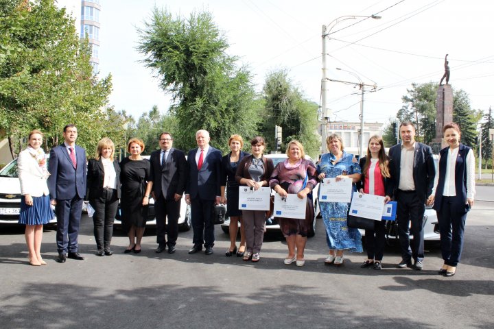 Uniunea Europeană a oferit cinci automobile pentru Echipele mobile de pe ambele maluri ale Nistrului