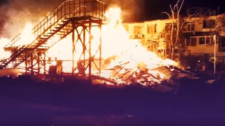 INCENDIU PUTERNIC la o tabără de odihnă din Odesa: Cel puțin trei copii au murit (VIDEO)