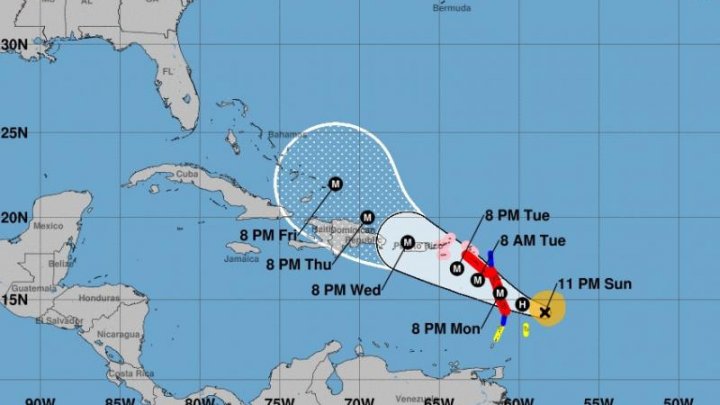 Un nou uragan se îndreaptă spre Caraibe, regiune care a fost recent devastată de urganul Irma