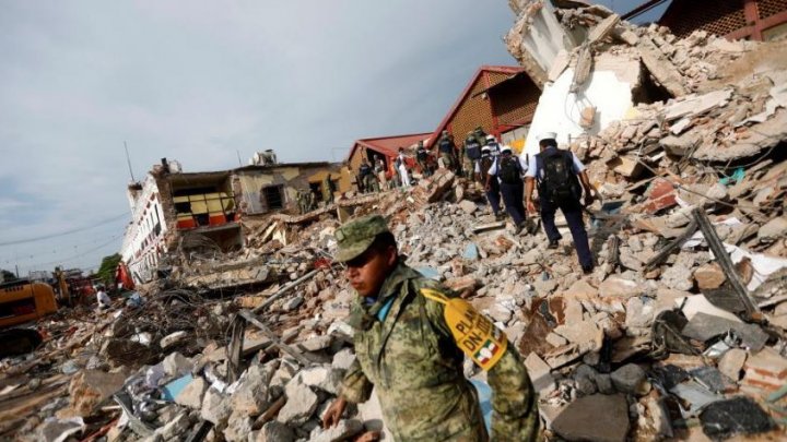 CUTREMUR DEVASTATOR în Mexic. Peste 200 de oameni şi-au pierdut viaţa (FOTO/VIDEO)