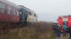 Un tren cu 100 de oameni la bord a luat foc în judeţul Mureş 