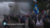 PUBLIKA WORLD: Zeci de naționaliști au aprins anvelope şi fumigene în fața clădirii legislativului de la Kiev (VIDEO)