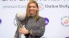 Simona Halep a primit trofeul de lider mondial la finalul sezonului 2017