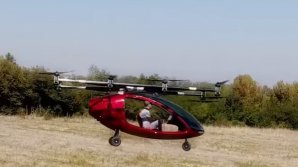 Primul zbor a primei drone pentru pasageri. Cum arată şi când va ajunge în magazine (VIDEO)