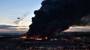 PUBLIKA WORLD. Incendiu devastator într-un centru comercial de lângă Moscova (VIDEO)