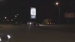 Un poliţist beat mort a provocat un accident rutier pe o stradă din Kiev (VIDEO)