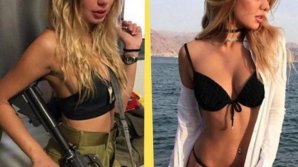 Poze HOT cu tinerele din armata israeliană. Cum arată cu arma în mână cele mai sexy femei (FOTO)