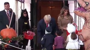 PUBLIKA WORLD: Prințese, monștri și creaturi bizare la Casa Albă, întâmpinate de Donald și Melania Trump (VIDEO)