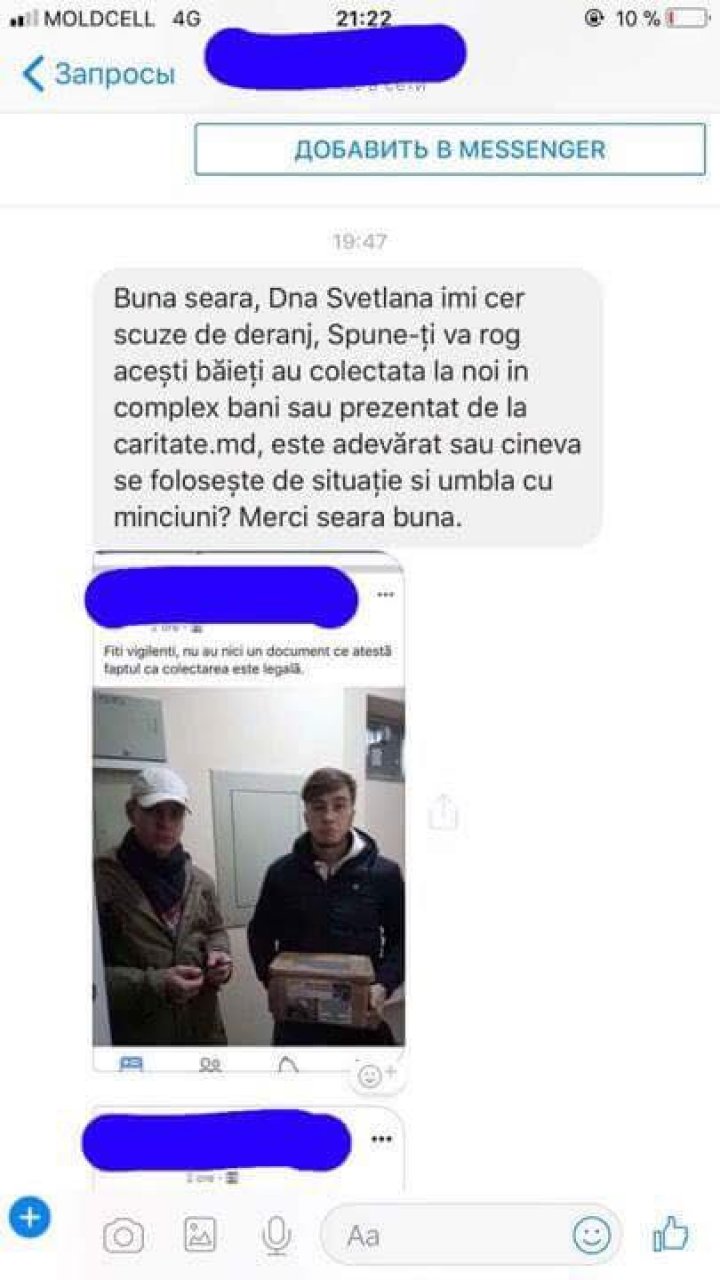 Atenţie la escroci! Doi tineri mint oamenii şi cer bani pentru donaţii pentru oameni bolnavi