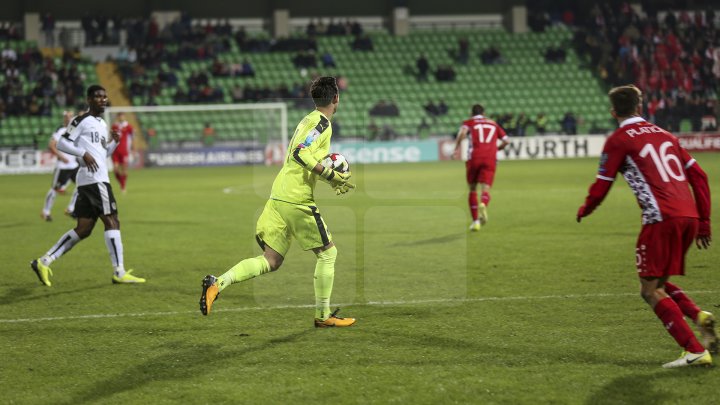 Naţionala de fotbal a Moldovei a pierdut ultimul meci din preliminariile Campionatului Mondial din 2018