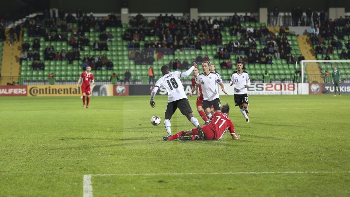 Naţionala de fotbal a Moldovei a pierdut ultimul meci din preliminariile Campionatului Mondial din 2018