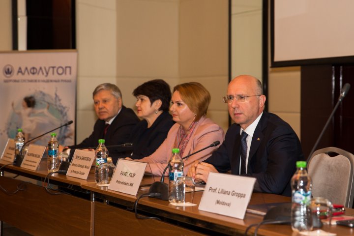 Premierul Pavel Filip a participat la cel de-al III-lea Congres de Medicină Internă din Moldova