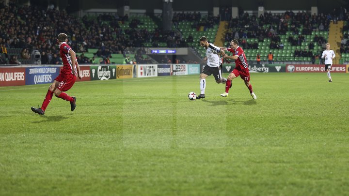 Naţionala de fotbal a Moldovei a pierdut ultimul meci din preliminariile Campionatului Mondial din 2018