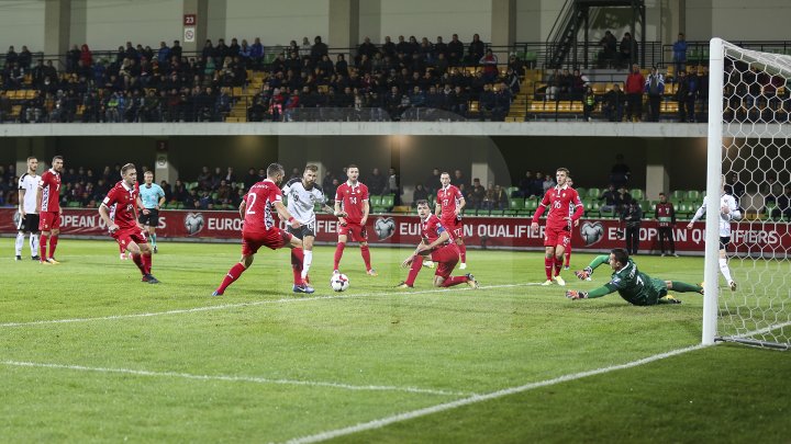 Naţionala de fotbal a Moldovei a pierdut ultimul meci din preliminariile Campionatului Mondial din 2018