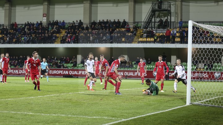 Naţionala de fotbal a Moldovei a pierdut ultimul meci din preliminariile Campionatului Mondial din 2018