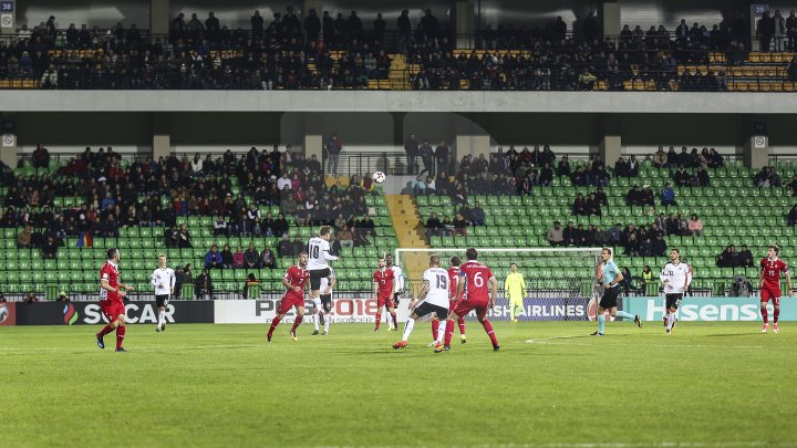 Naţionala de fotbal a Moldovei a pierdut ultimul meci din preliminariile Campionatului Mondial din 2018