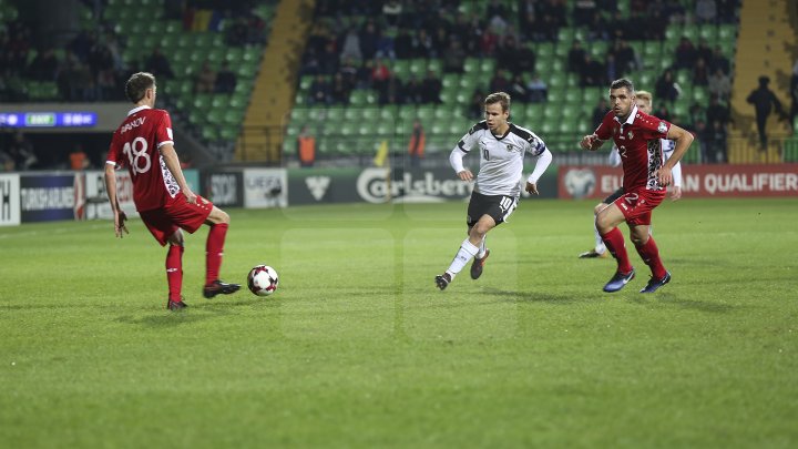 Naţionala de fotbal a Moldovei a pierdut ultimul meci din preliminariile Campionatului Mondial din 2018