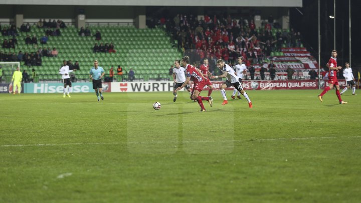 Naţionala de fotbal a Moldovei a pierdut ultimul meci din preliminariile Campionatului Mondial din 2018