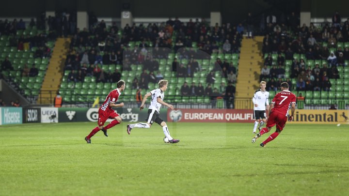 Naţionala de fotbal a Moldovei a pierdut ultimul meci din preliminariile Campionatului Mondial din 2018