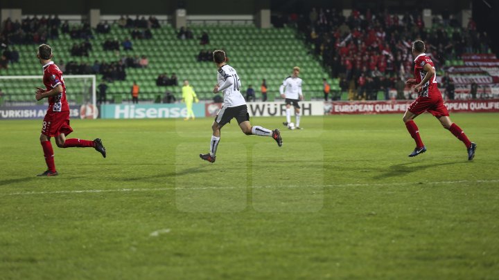 Naţionala de fotbal a Moldovei a pierdut ultimul meci din preliminariile Campionatului Mondial din 2018