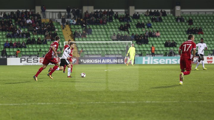 Naţionala de fotbal a Moldovei a pierdut ultimul meci din preliminariile Campionatului Mondial din 2018