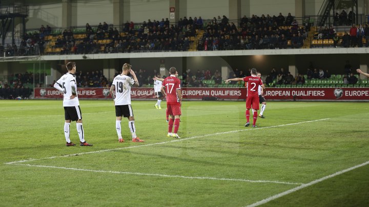 Naţionala de fotbal a Moldovei a pierdut ultimul meci din preliminariile Campionatului Mondial din 2018