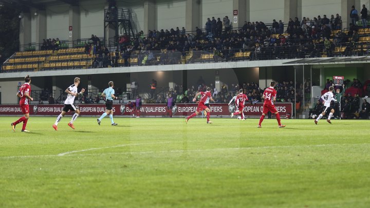 Naţionala de fotbal a Moldovei a pierdut ultimul meci din preliminariile Campionatului Mondial din 2018