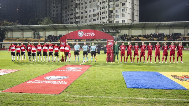 Naţionala de fotbal a Moldovei a pierdut ultimul meci din preliminariile Campionatului Mondial din 2018