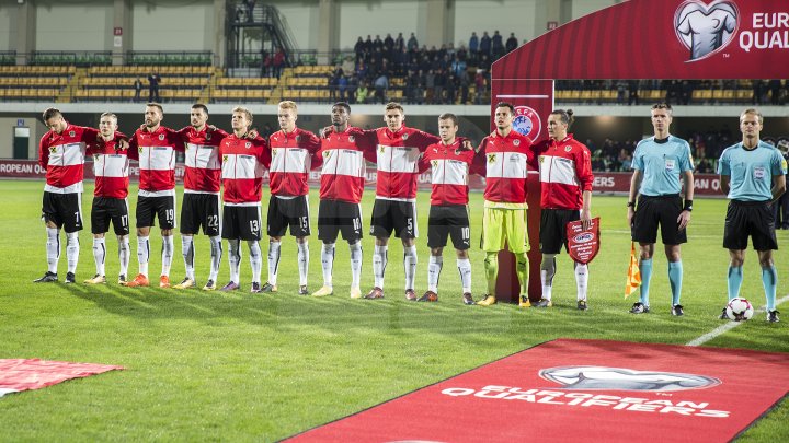 Naţionala de fotbal a Moldovei a pierdut ultimul meci din preliminariile Campionatului Mondial din 2018