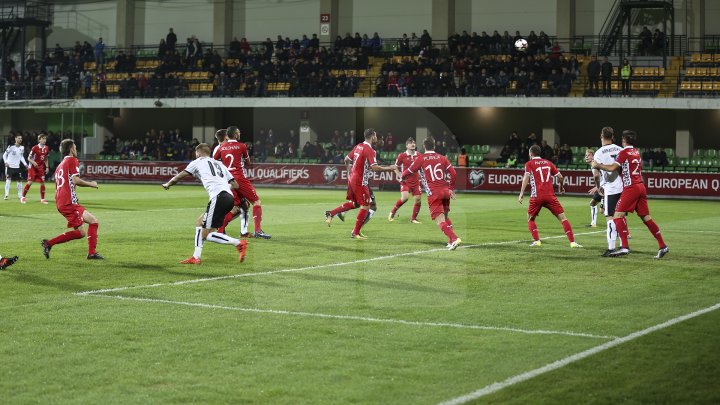 Naţionala de fotbal a Moldovei a pierdut ultimul meci din preliminariile Campionatului Mondial din 2018