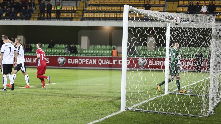 Naţionala de fotbal a Moldovei a pierdut ultimul meci din preliminariile Campionatului Mondial din 2018