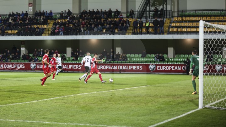 Naţionala de fotbal a Moldovei a pierdut ultimul meci din preliminariile Campionatului Mondial din 2018