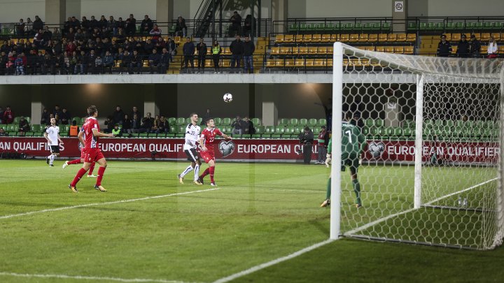 Naţionala de fotbal a Moldovei a pierdut ultimul meci din preliminariile Campionatului Mondial din 2018