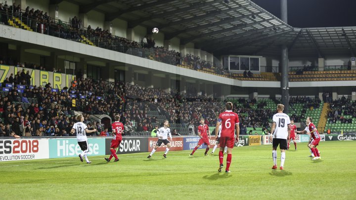 Naţionala de fotbal a Moldovei a pierdut ultimul meci din preliminariile Campionatului Mondial din 2018