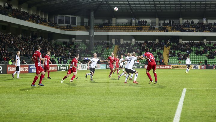 Naţionala de fotbal a Moldovei a pierdut ultimul meci din preliminariile Campionatului Mondial din 2018