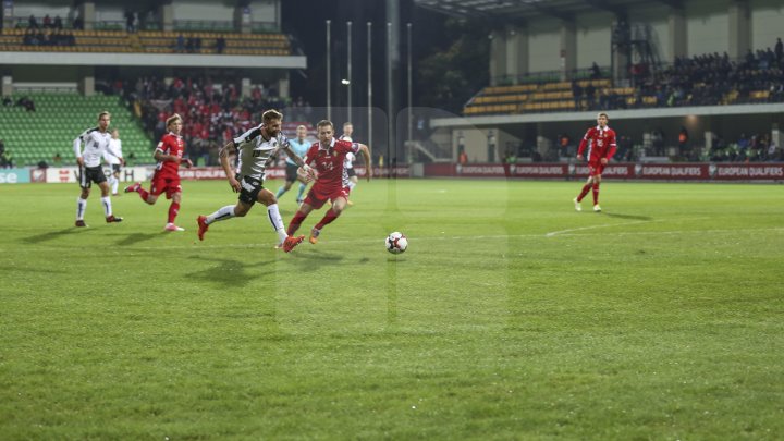 Naţionala de fotbal a Moldovei a pierdut ultimul meci din preliminariile Campionatului Mondial din 2018