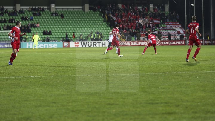 Naţionala de fotbal a Moldovei a pierdut ultimul meci din preliminariile Campionatului Mondial din 2018