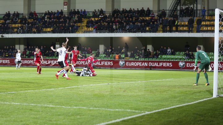 Naţionala de fotbal a Moldovei a pierdut ultimul meci din preliminariile Campionatului Mondial din 2018