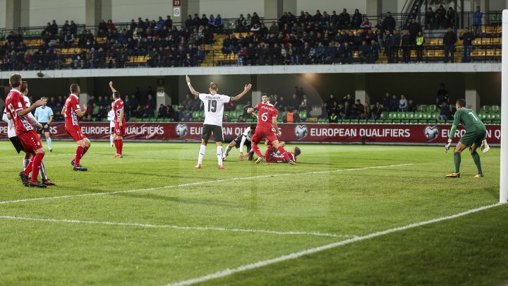 Naţionala de fotbal a Moldovei a pierdut ultimul meci din preliminariile Campionatului Mondial din 2018