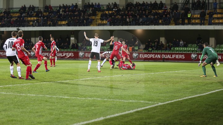 Naţionala de fotbal a Moldovei a pierdut ultimul meci din preliminariile Campionatului Mondial din 2018